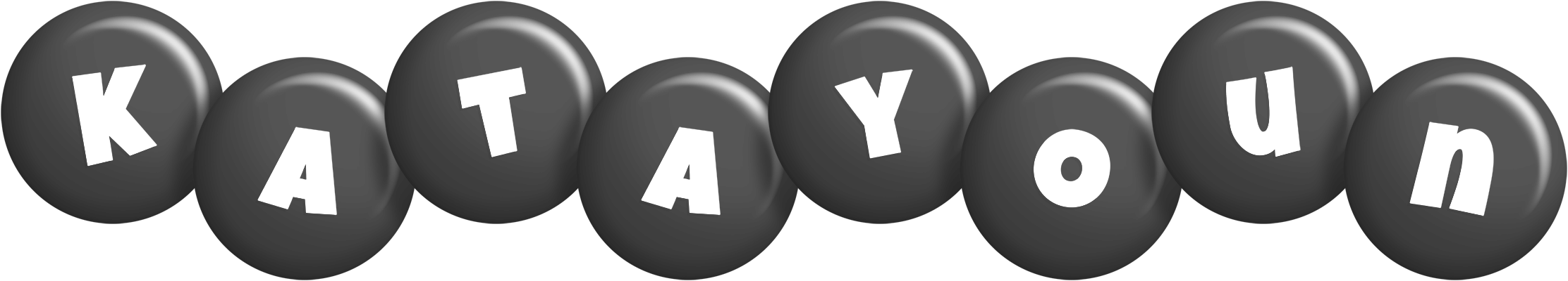 Katayoun candy-black logo