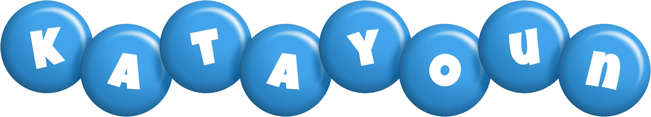 Katayoun candy-blue logo