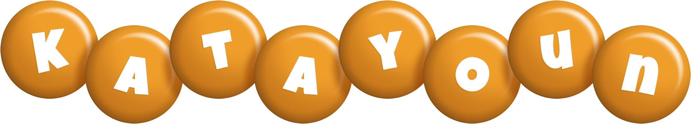 Katayoun candy-orange logo