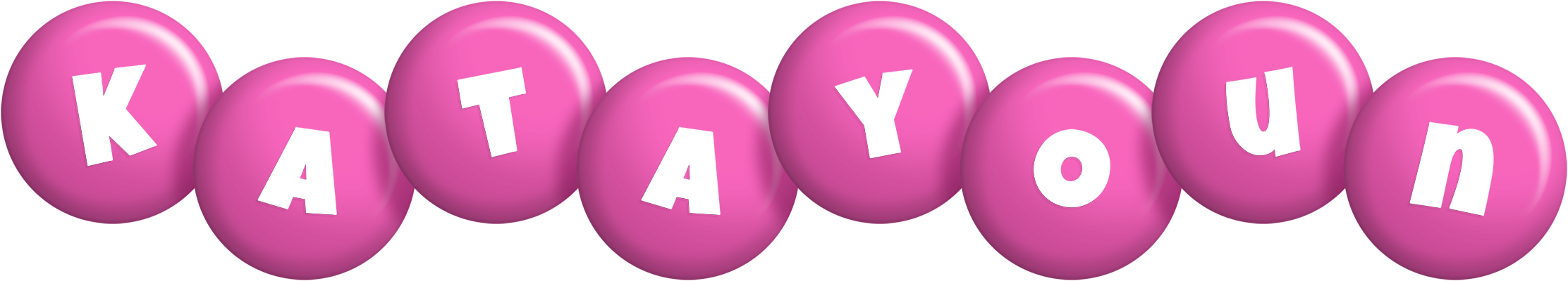 Katayoun candy-pink logo