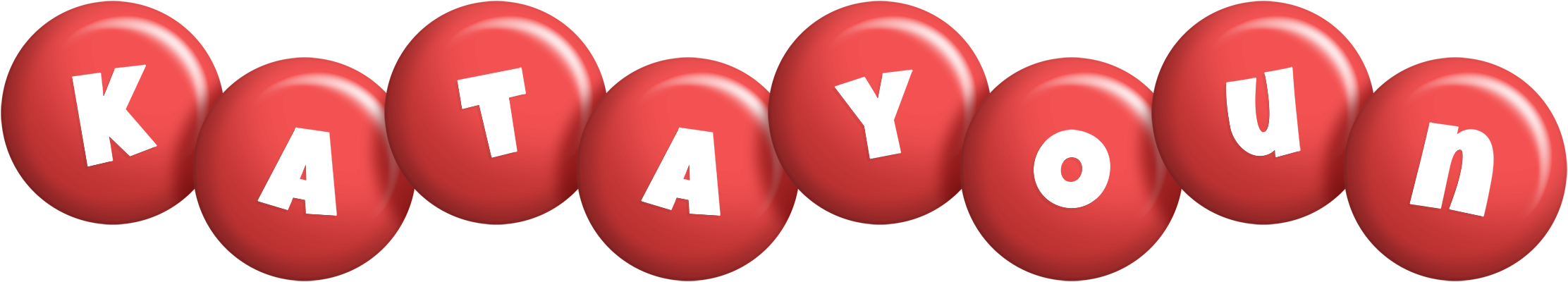 Katayoun candy-red logo