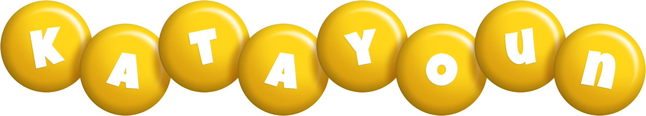 Katayoun candy-yellow logo
