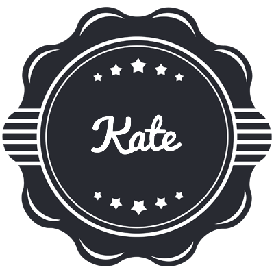 Kate badge logo