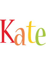 Kate birthday logo