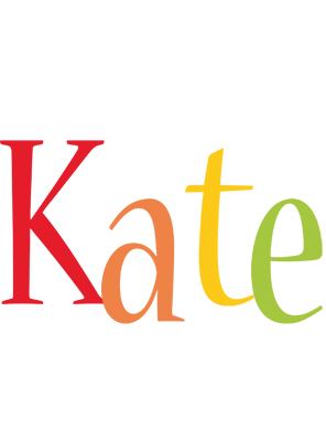 Kate birthday logo