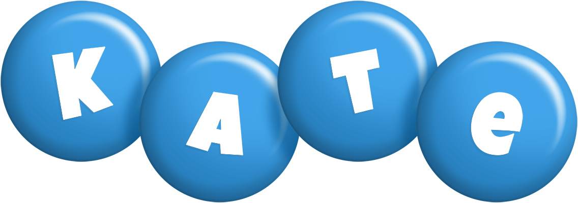 Kate candy-blue logo