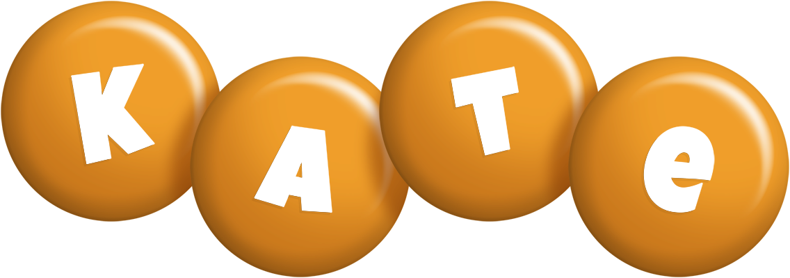 Kate candy-orange logo