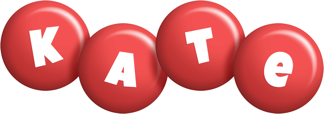 Kate candy-red logo