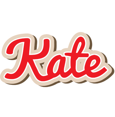 Kate chocolate logo