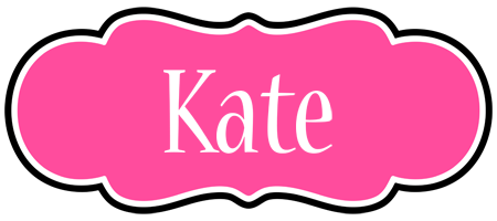 Kate invitation logo