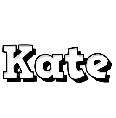 Kate snowing logo