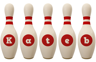 Kateb bowling-pin logo