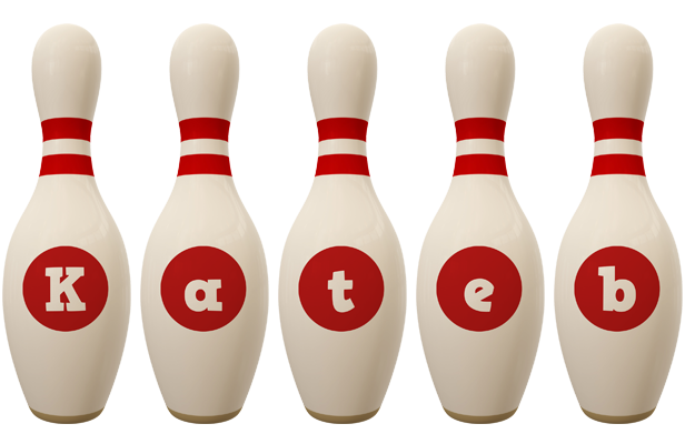 Kateb bowling-pin logo