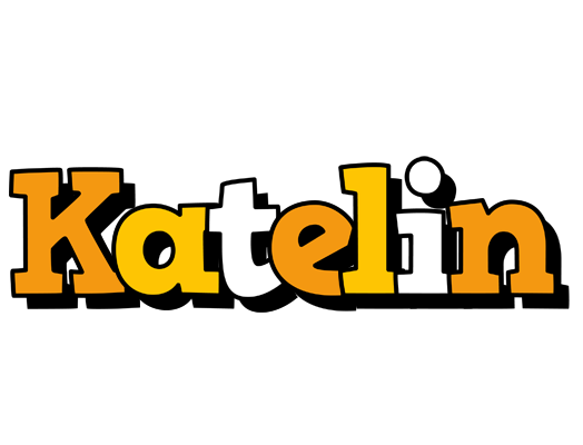 Katelin cartoon logo