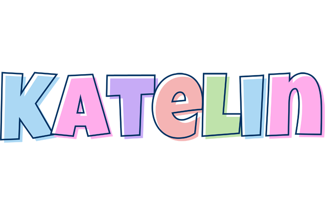 Katelin pastel logo