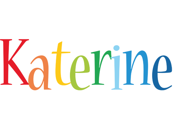 Katerine birthday logo