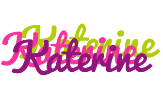 Katerine flowers logo