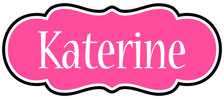 Katerine invitation logo