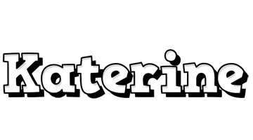 Katerine snowing logo