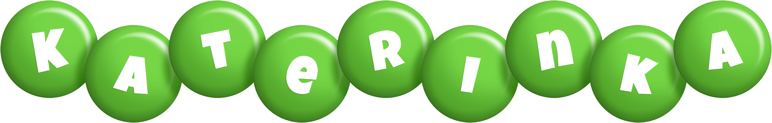 Katerinka candy-green logo