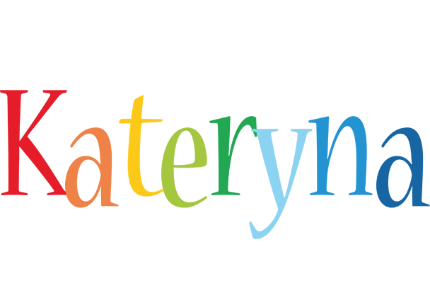 Kateryna birthday logo