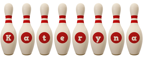 Kateryna bowling-pin logo