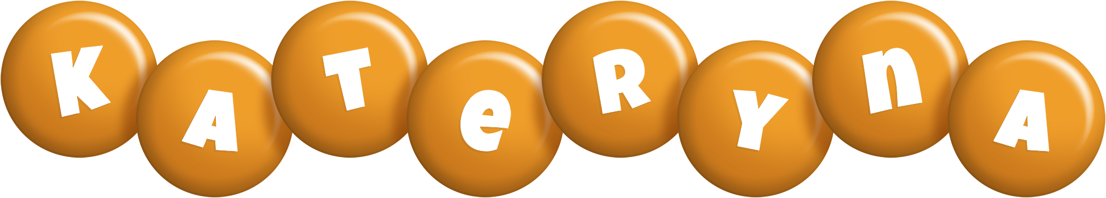 Kateryna candy-orange logo