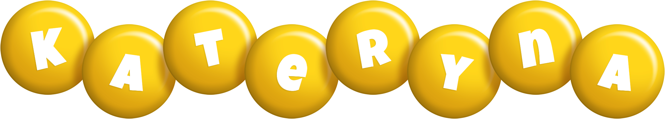 Kateryna candy-yellow logo