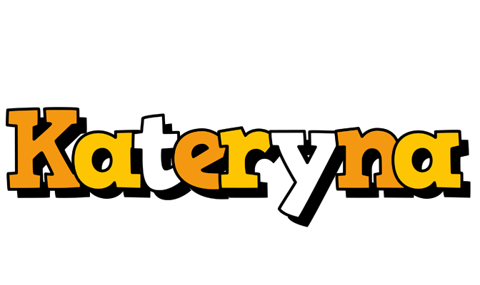 Kateryna cartoon logo