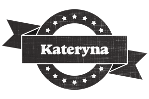 Kateryna grunge logo