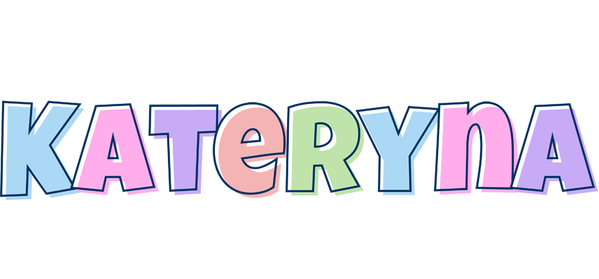Kateryna pastel logo