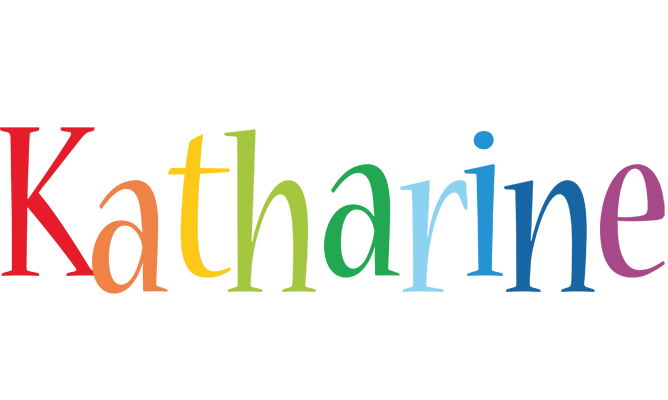 Katharine birthday logo