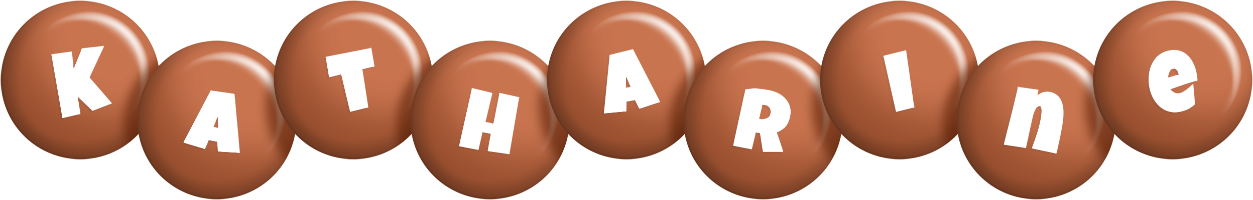 Katharine candy-brown logo