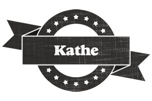 Kathe grunge logo