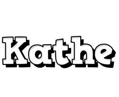 Kathe snowing logo