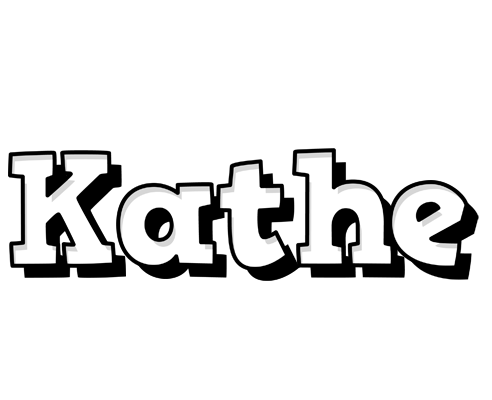 Kathe snowing logo