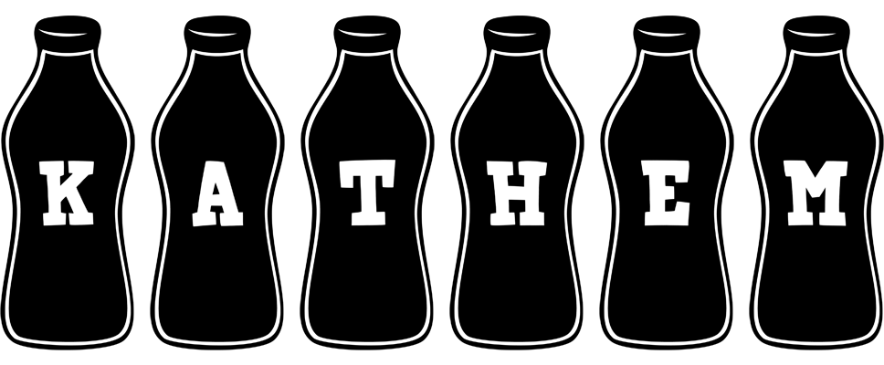 Kathem bottle logo