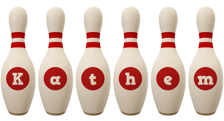Kathem bowling-pin logo