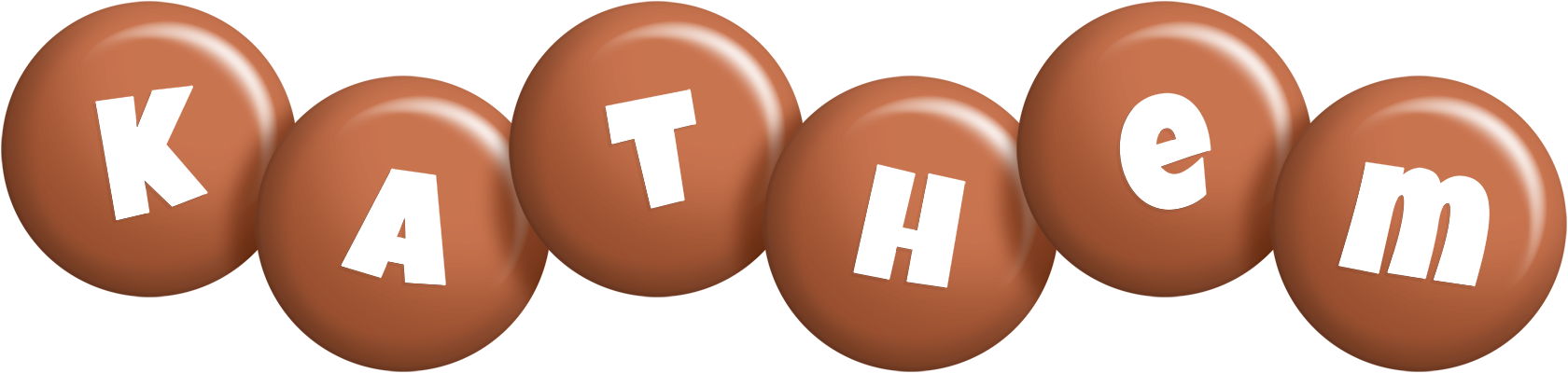 Kathem candy-brown logo