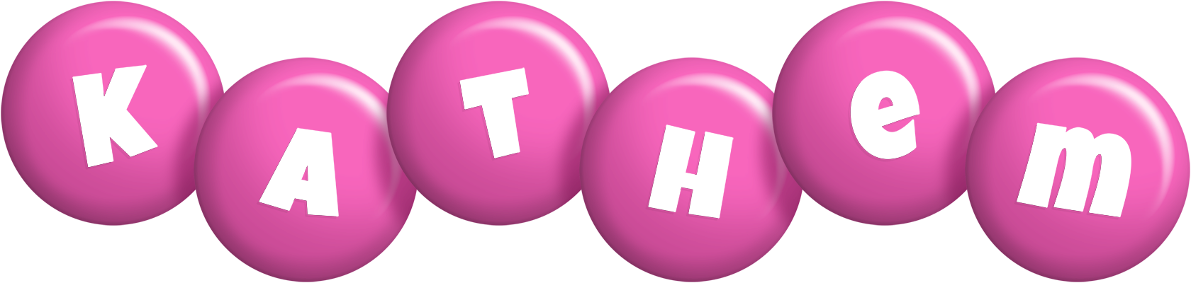 Kathem candy-pink logo