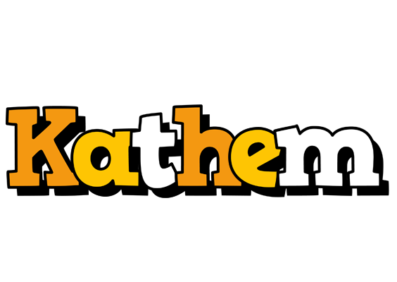 Kathem cartoon logo