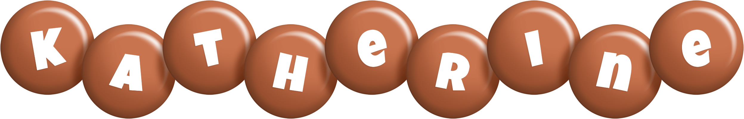 Katherine candy-brown logo