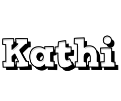 Kathi snowing logo