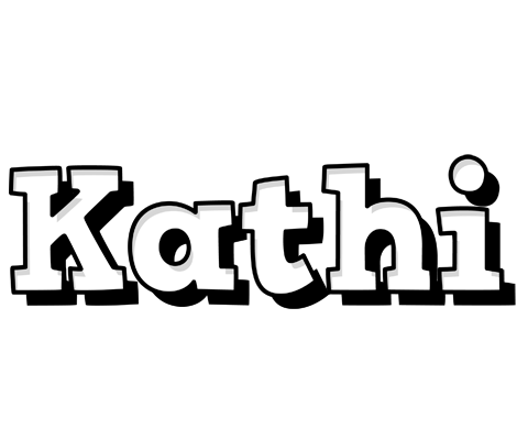 Kathi snowing logo