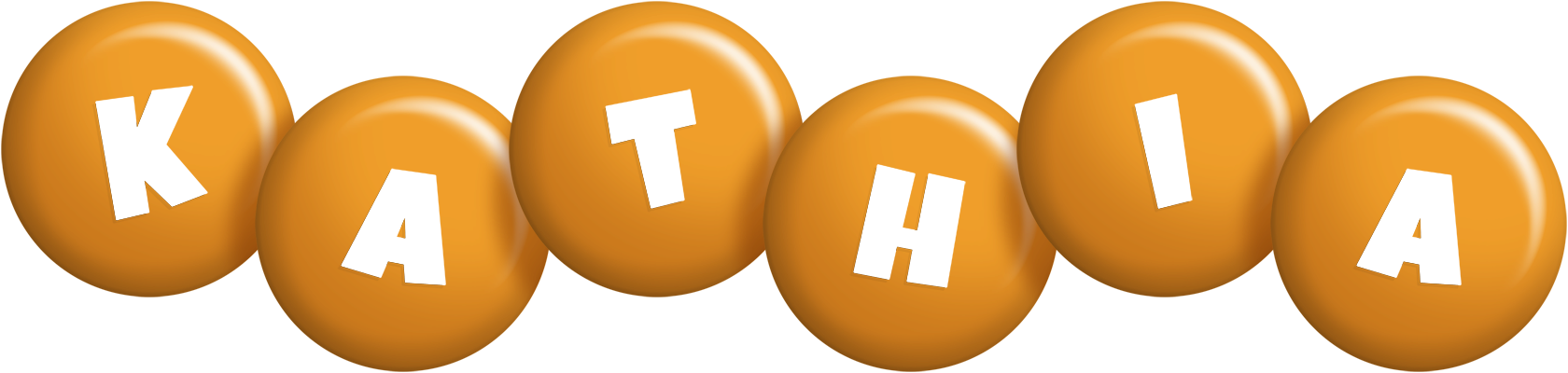 Kathia candy-orange logo