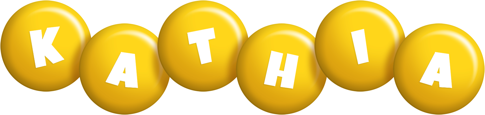 Kathia candy-yellow logo