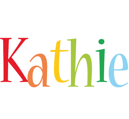 Kathie birthday logo