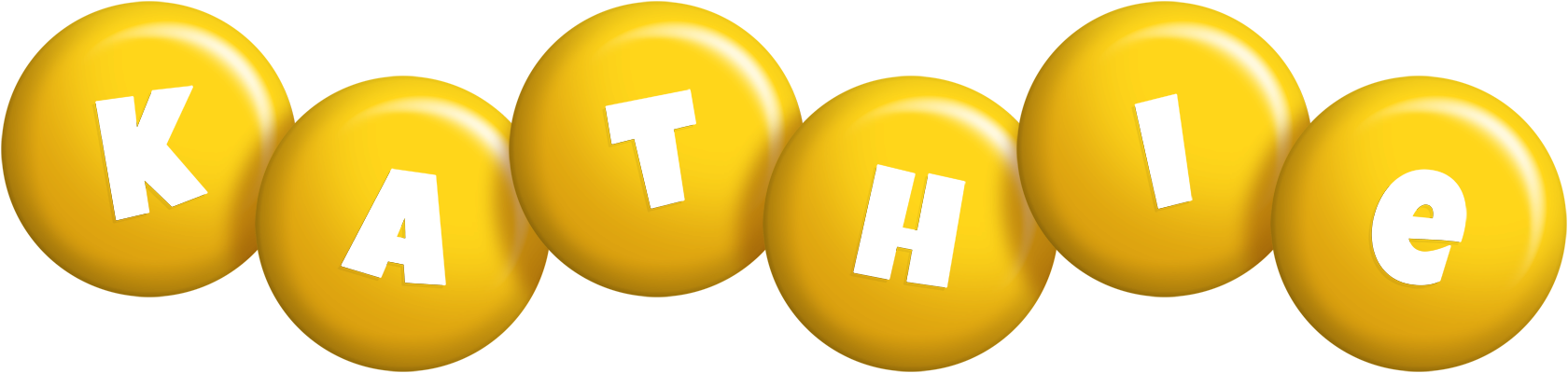 Kathie candy-yellow logo