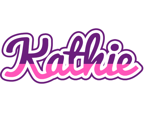Kathie cheerful logo