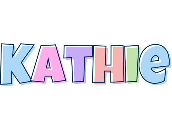 Kathie pastel logo